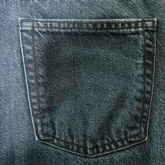 GAP Women's mid rise baggy Jeans in Deep Blue - Picture 6 of 7